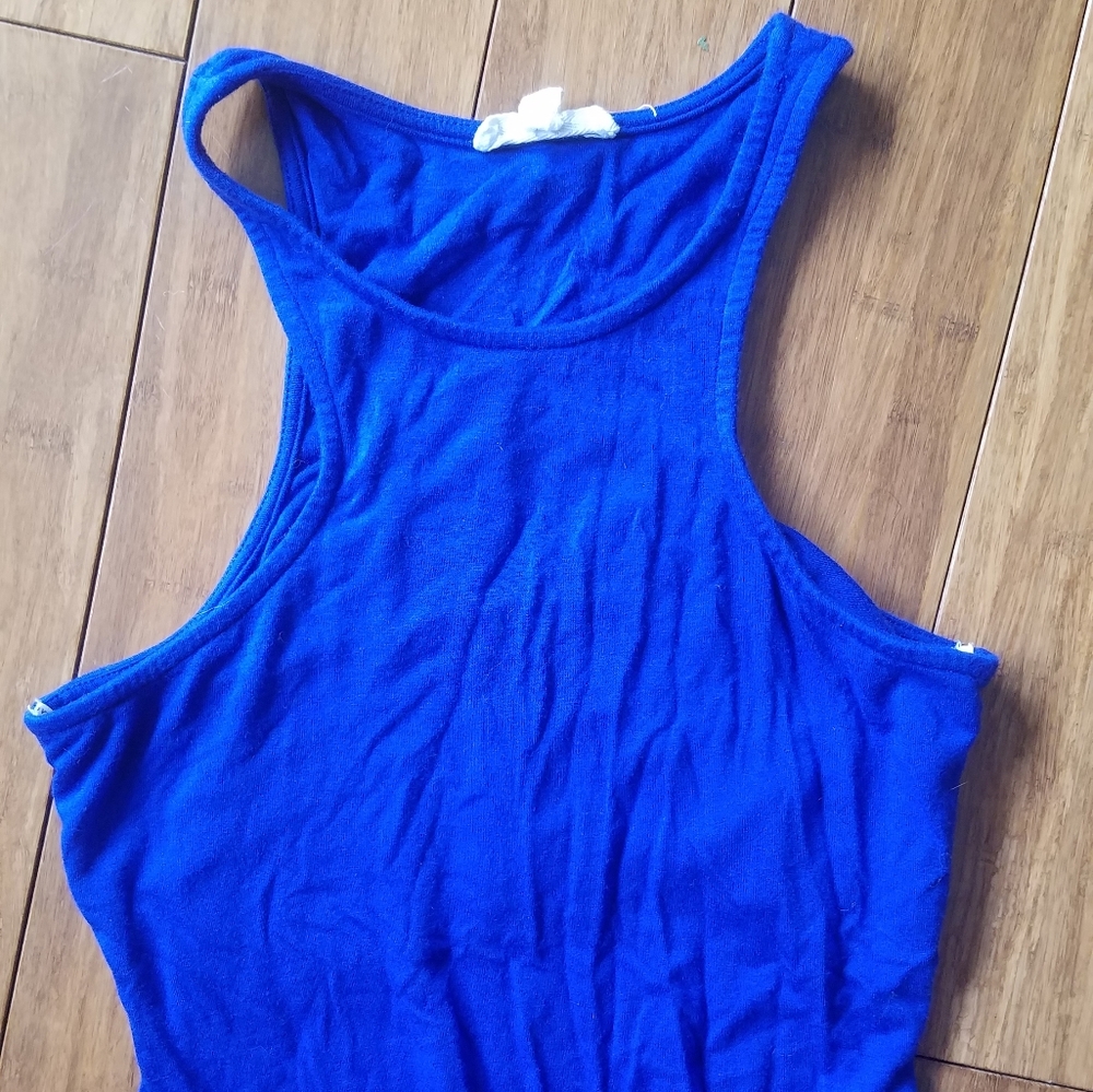 Royal blue maxi dress